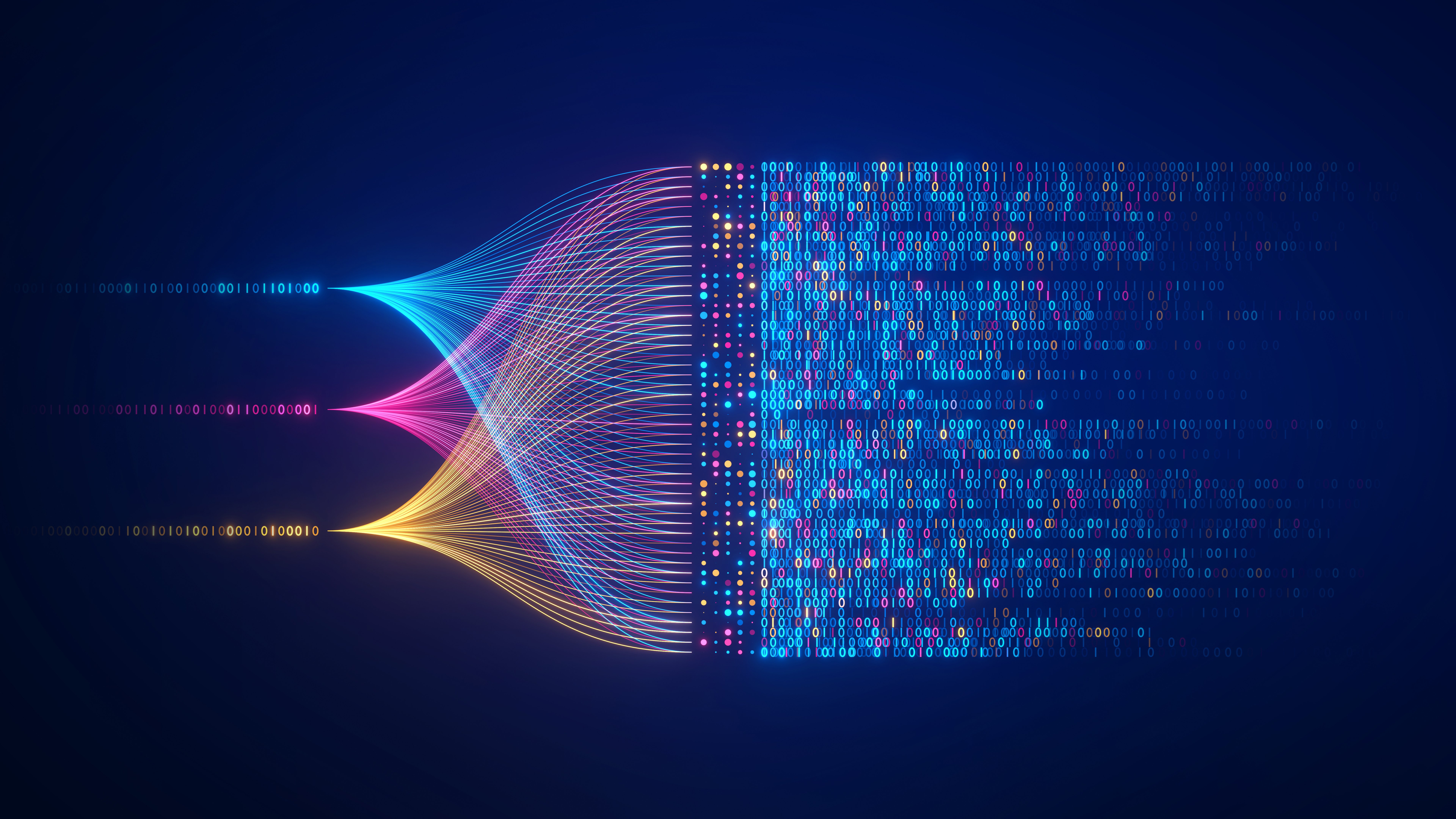 AI data stream visualization